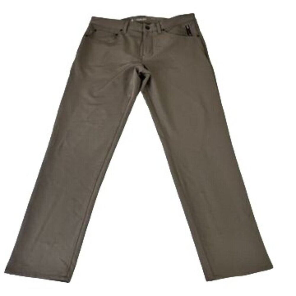 FOURLAPS Pants Mens 34X28 Olive Green Traverse Straight Leg Army 1072 Active - Picture 1 of 12